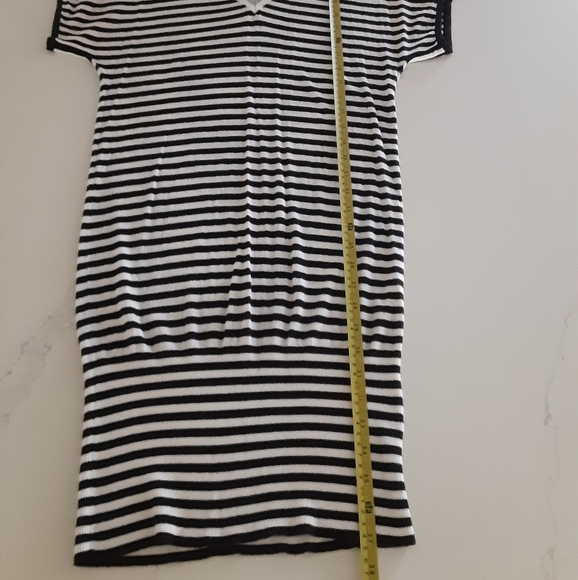 BCBGENERATION Black and White Stripe Dress - Picture 7 of 11